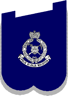 [Royal Malaysian Police pipe banner]